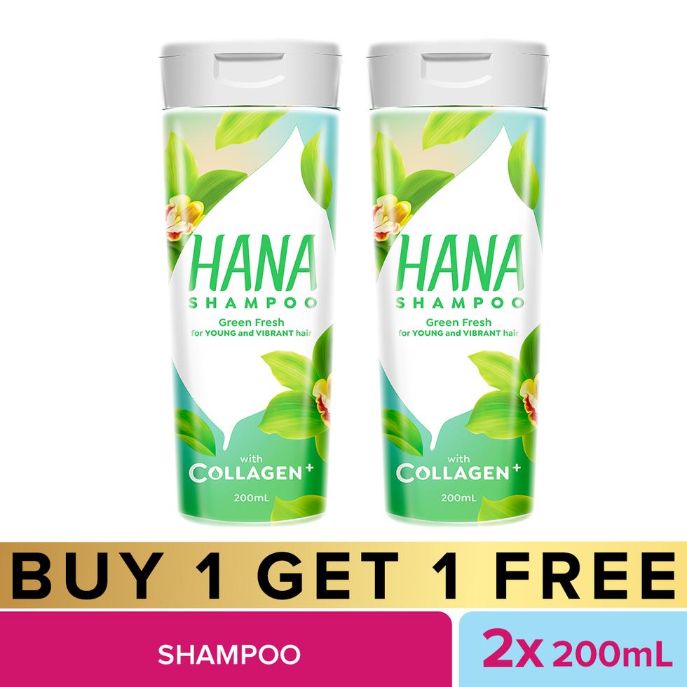 Hana Shampoo Green Fresh 200mL Buy 1 Take 1