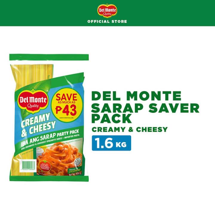 Del Monte Spaghetti Party Pack Creamy & Cheesy 1.6kg