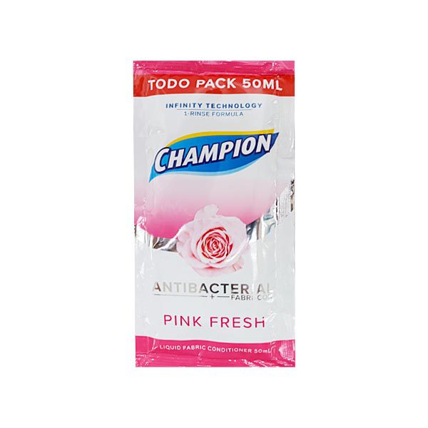 Champion Fabric Conditioner Pink Fresh 50mL 12's