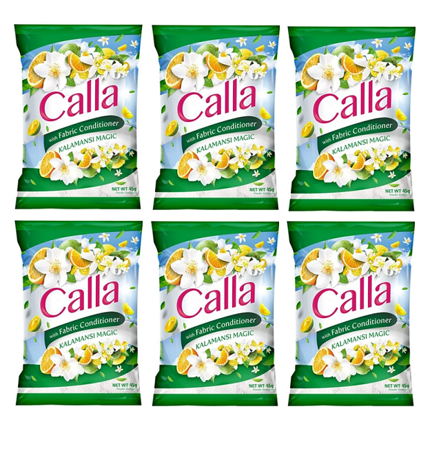 Calla Powder Kalamansi Magic Green 45g 6's