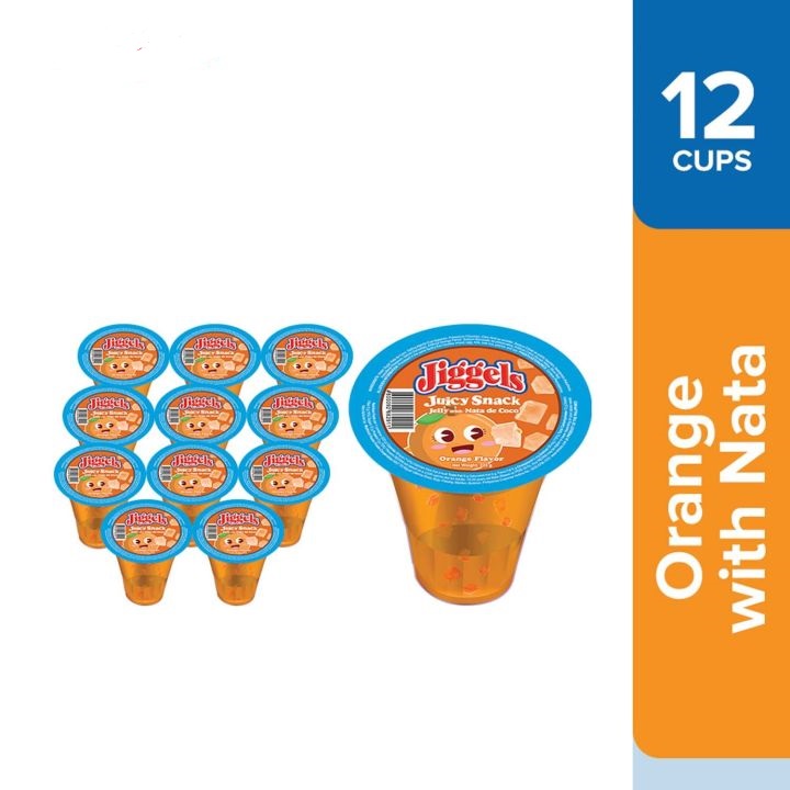 Jiggles Juicy Snack Orange Snack 225g 12s